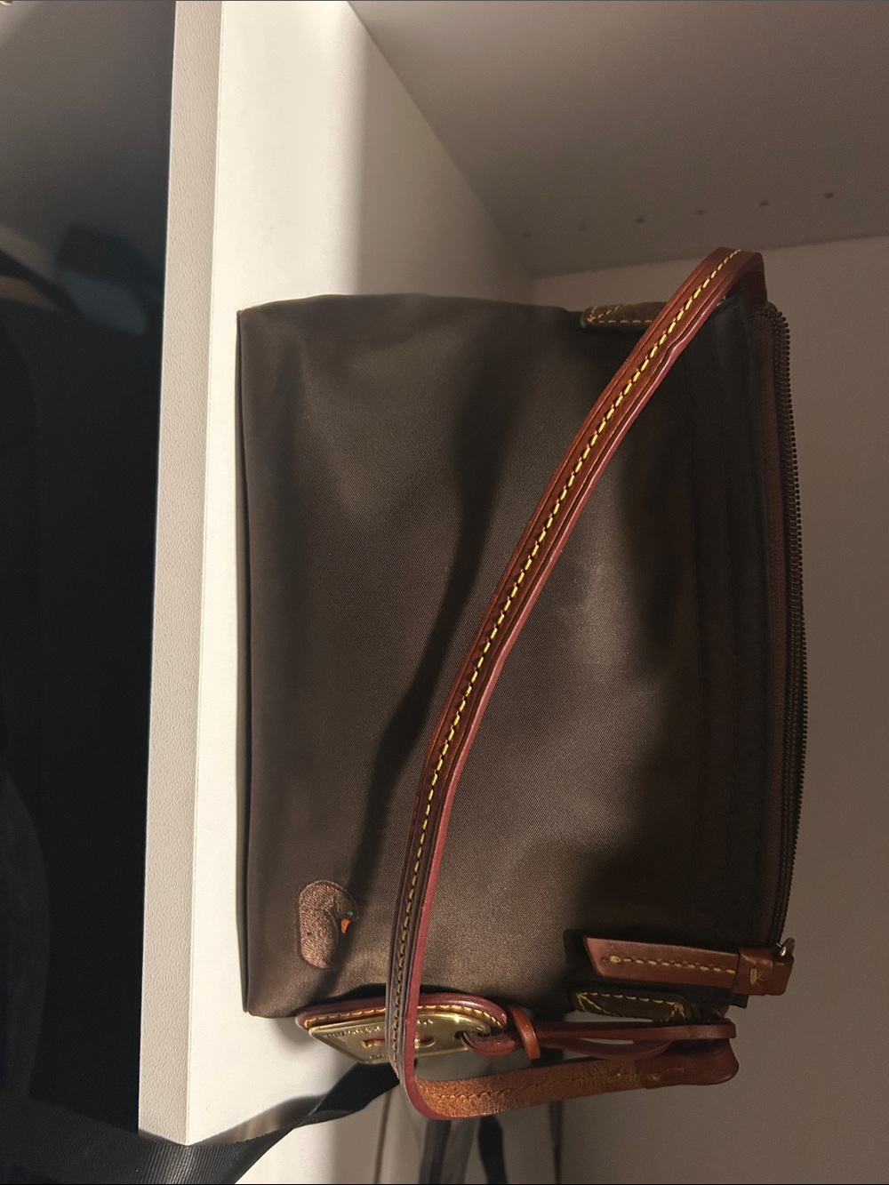 Small Dooney & Bourke Brown nylon purse